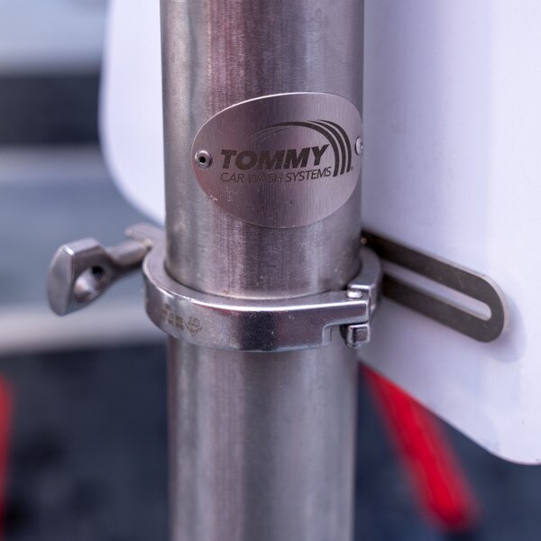 car wash arch 2-1/2" sign clamp